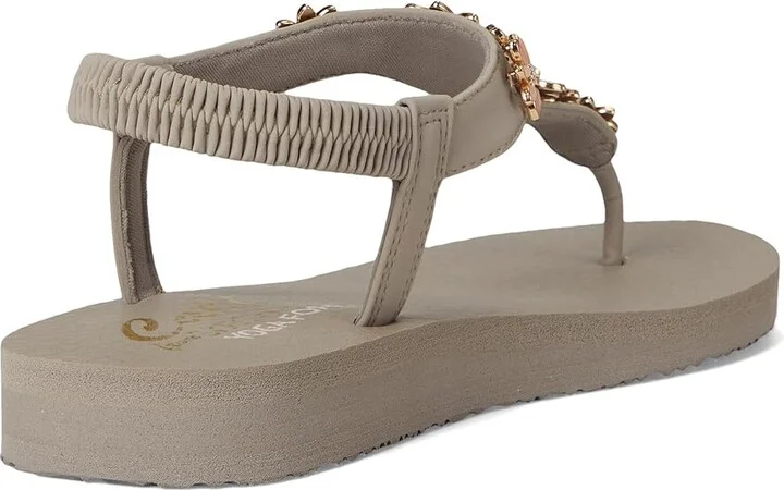 SKECHERS Meditation - Happy Daisies Women's Sandals Taupe/Multi : 10 B - Medium - Image 4