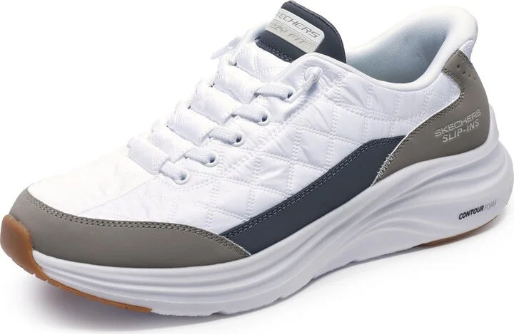 Skechers Men's Contour Foam Cozy Fit Hands Free Slip-in Sneaker