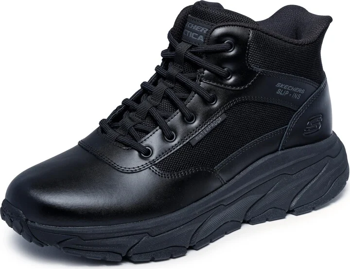 Skechers Men's D'Lux Jouney SR Redron Bungee Laced Military & Tactical Boot