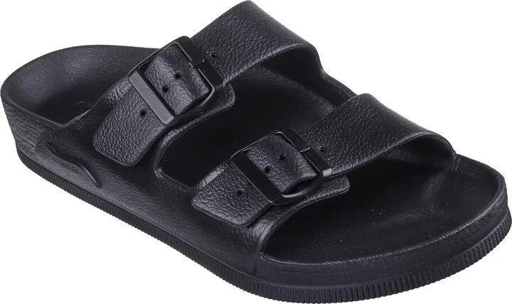 SKECHERS Men's Double Buckle Slide Sandal