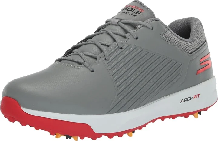 Gray/Red Spiked
