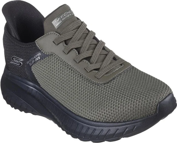 Skechers Men's Hands Free Slip-ins Bobs Squad Chaos-Balanced Edge Sneaker