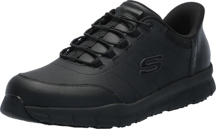 Skechers Men's Hands Free Slip Ins Nampa-Knotly Bungee Athletic SR Food Service Shoe