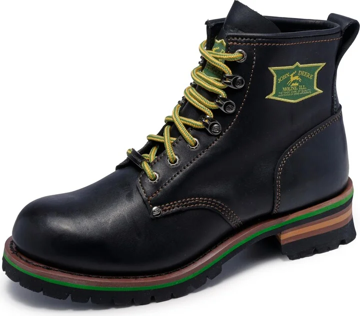 Skechers Men's John Deere: Cascades Leather Lace-Up Work Boots