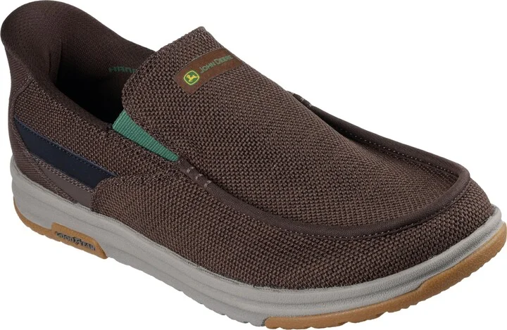 Skechers Men's John Deere Mesh Moc Toe Dual Gore Slip-Ins