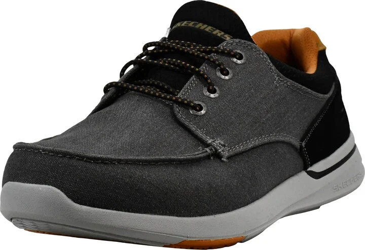 Skechers Men's Relaxed Fit-Elent-Mosen Boat Shoe