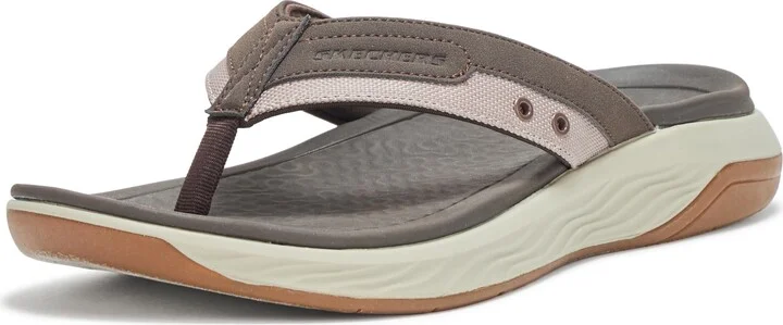 Skechers Men's Silva-Falco Thong Sandal