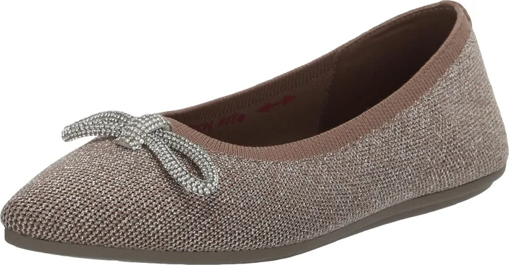 Skechers Modern Comfort Women's Women's Cleo Point-GLIZTY Haze Ballet Flat