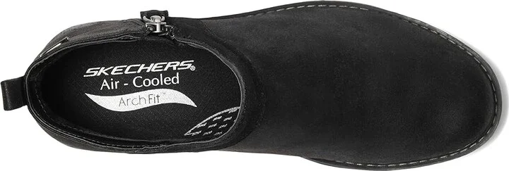 SKECHERS Mojave - Indefinite Women's Flat Shoes Black : 5.5 B - Medium, Leather - Image 2
