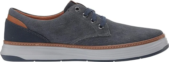 SKECHERS Moreno Men's Lace up casual Shoes Navy : 7 D - Medium, Canvas - Image 8
