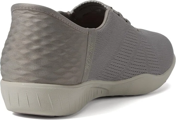 SKECHERS Newbury St - Lightly Hands Free Slip-Ins Women's Shoes Taupe : 5.5 B - Medium, Textile - Image 4