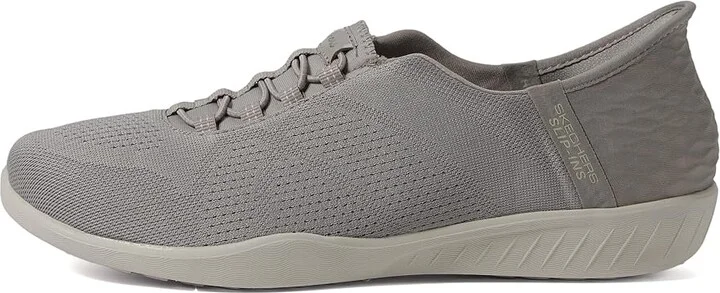 SKECHERS Newbury St - Lightly Hands Free Slip-Ins Women's Shoes Taupe : 5.5 B - Medium, Textile - Image 6