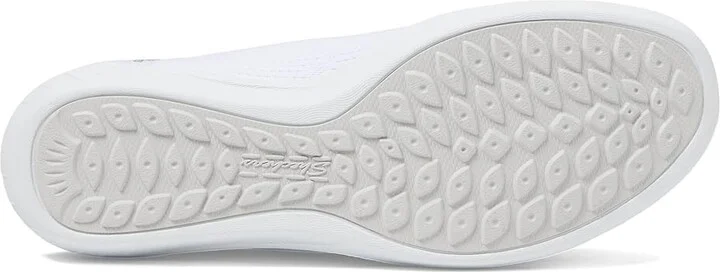 SKECHERS Newbury St - Lightly Hands Free Slip-Ins Women's Shoes White : 5.5 B - Medium, Textile - Image 3