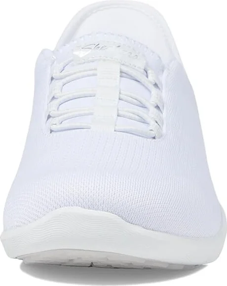 SKECHERS Newbury St - Lightly Hands Free Slip-Ins Women's Shoes White : 5.5 B - Medium, Textile - Image 5