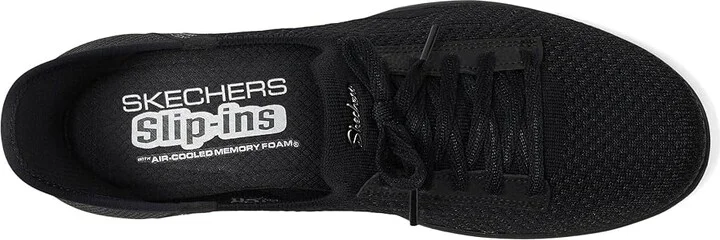 SKECHERS Newbury St - Our Time Hands Free Slip-Ins Women's Shoes Black : 8 B - Medium, Synthetic - Image 2