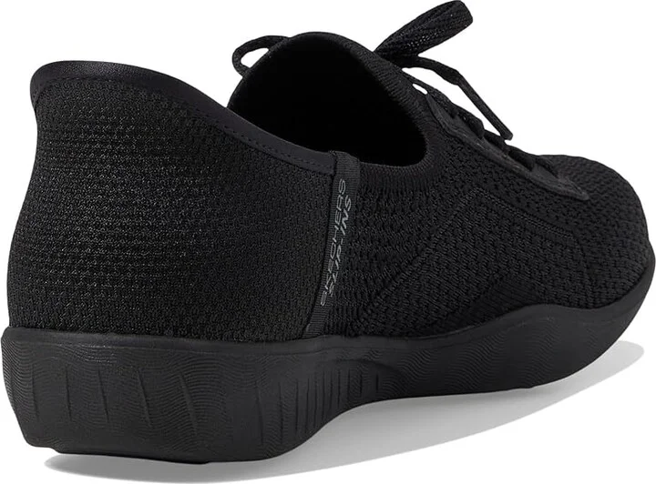 SKECHERS Newbury St - Our Time Hands Free Slip-Ins Women's Shoes Black : 8 B - Medium, Synthetic - Image 4