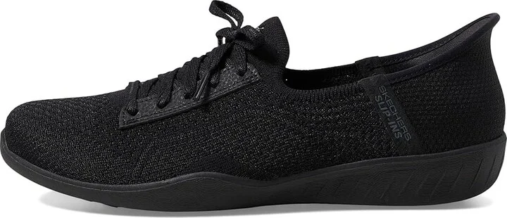 SKECHERS Newbury St - Our Time Hands Free Slip-Ins Women's Shoes Black : 8 B - Medium, Synthetic - Image 6