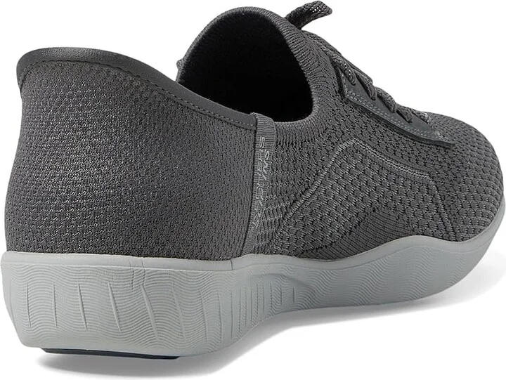 SKECHERS Newbury St - Our Time Hands Free Slip-Ins Women's Shoes Charcoal : 5.5 B - Medium, Synthetic - Image 4