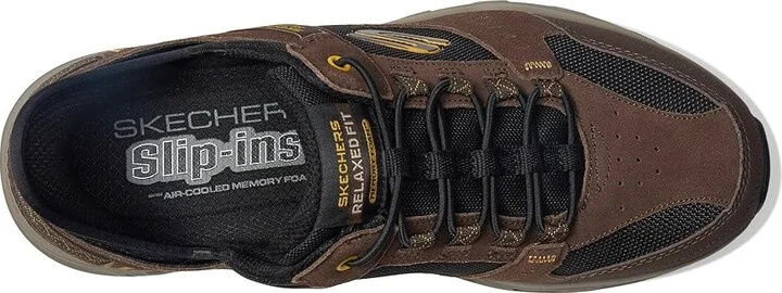 SKECHERS Oak Canyon Consistent Winne Hands Free Slip-In Men's Shoes Black : 9.5 D - Medium, Suede - Image 7