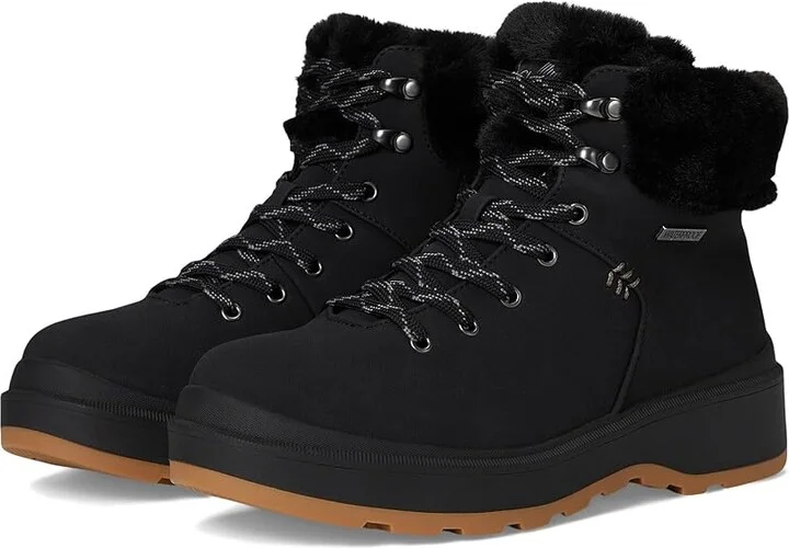 SKECHERS Park City Women's Rain Boots Black/Black : 7.5 B - Medium