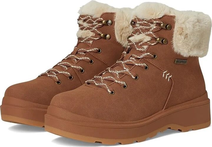 SKECHERS Park City Women's Rain Boots Chestnut : 7 B - Medium