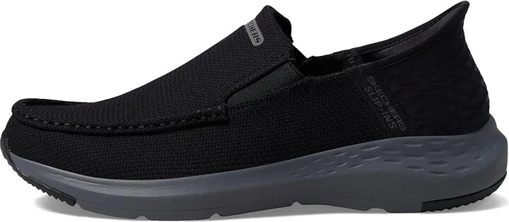 SKECHERS Parson Ralven Hands Free Slip-Ins Men's Shoes Black Charcoal : 7 D - Medium, Canvas - Image 6