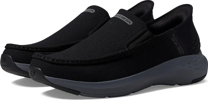 SKECHERS Parson Ralven Hands Free Slip-Ins Men's Shoes Black Charcoal : 7 D - Medium, Canvas