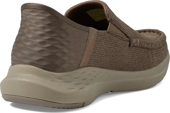 SKECHERS Parson Ralven Hands Free Slip-Ins Men's Shoes Taupe : 9 EE - Wide, Canvas - Image 4