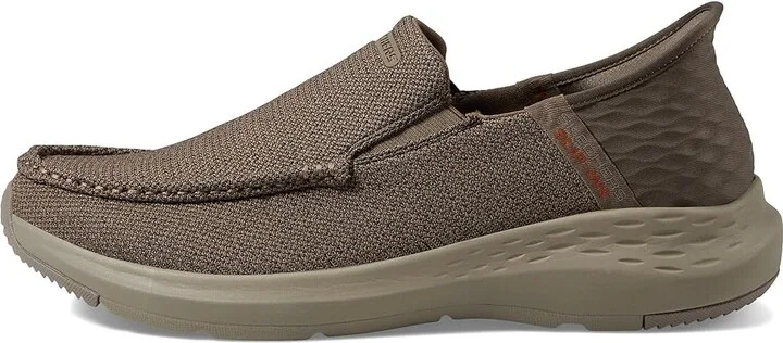 SKECHERS Parson Ralven Hands Free Slip-Ins Men's Shoes Taupe : 9 EE - Wide, Canvas - Image 6