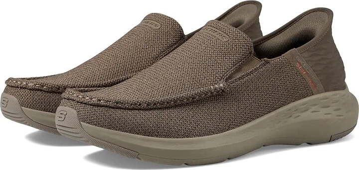 SKECHERS Parson Ralven Hands Free Slip-Ins Men's Shoes Taupe : 9 EE - Wide, Canvas
