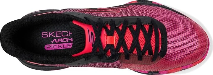 SKECHERS Pickleball Viper Court Pro 2.0 Sneaker Men's Shoes Black/Hot Pink : 10 D - Medium, Synthetic - Image 2