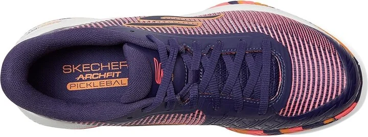 SKECHERS Pickleball Viper Court Pro 2.0 Sneaker Women's Running Shoes Purple : 6 B - Medium, Synthetic - Image 2