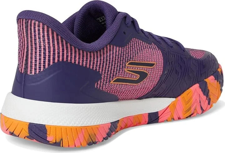 SKECHERS Pickleball Viper Court Pro 2.0 Sneaker Women's Running Shoes Purple : 6 B - Medium, Synthetic - Image 4