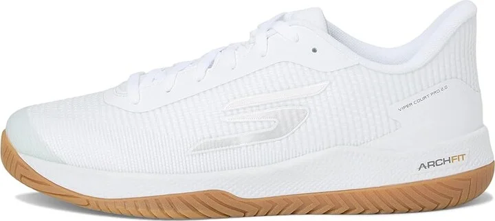 SKECHERS Pickleball Viper Court Pro 2.0 Sneaker Women's Running Shoes White : 11 D - Wide, Synthetic - Image 6
