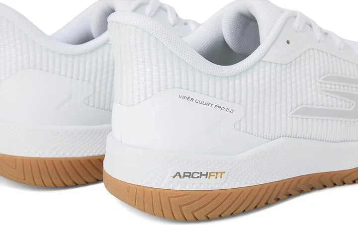 SKECHERS Pickleball Viper Court Pro 2.0 Sneaker Women's Running Shoes White : 11 D - Wide, Synthetic - Image 7