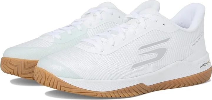 SKECHERS Pickleball Viper Court Pro 2.0 Sneaker Women's Running Shoes White : 11 D - Wide, Synthetic