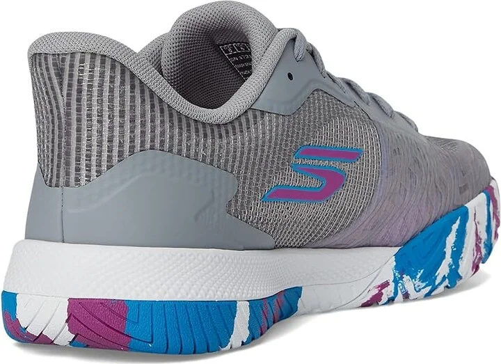 SKECHERS Pickleball Viper Court Pro 2.0 Sneaker Women's Shoes Gray : 9.5 B - Medium, Synthetic - Image 4