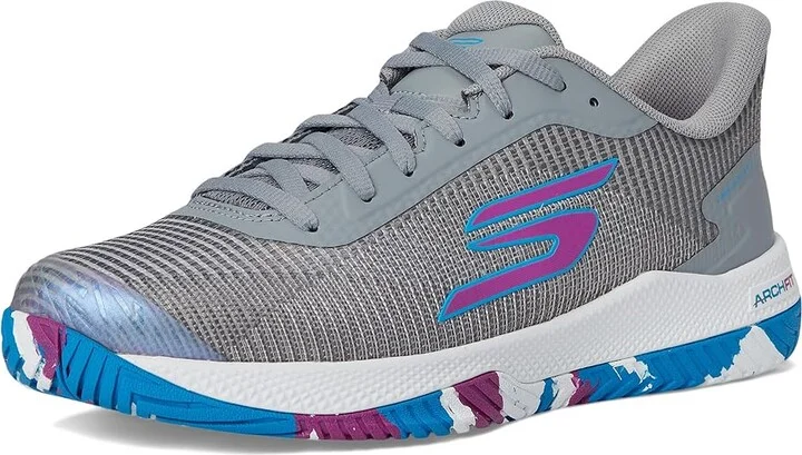 SKECHERS Pickleball Viper Court Pro 2.0 Sneaker Women's Shoes Gray : 9.5 B - Medium, Synthetic - Image 5