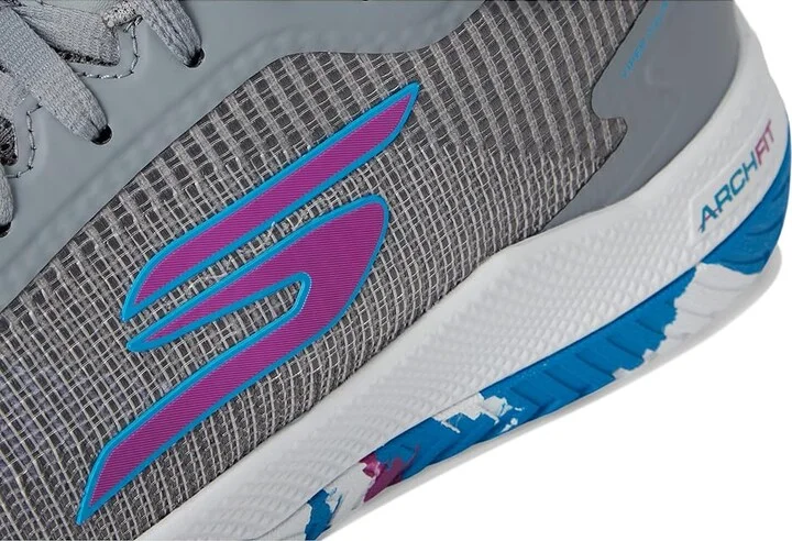 SKECHERS Pickleball Viper Court Pro 2.0 Sneaker Women's Shoes Gray : 9.5 B - Medium, Synthetic - Image 7