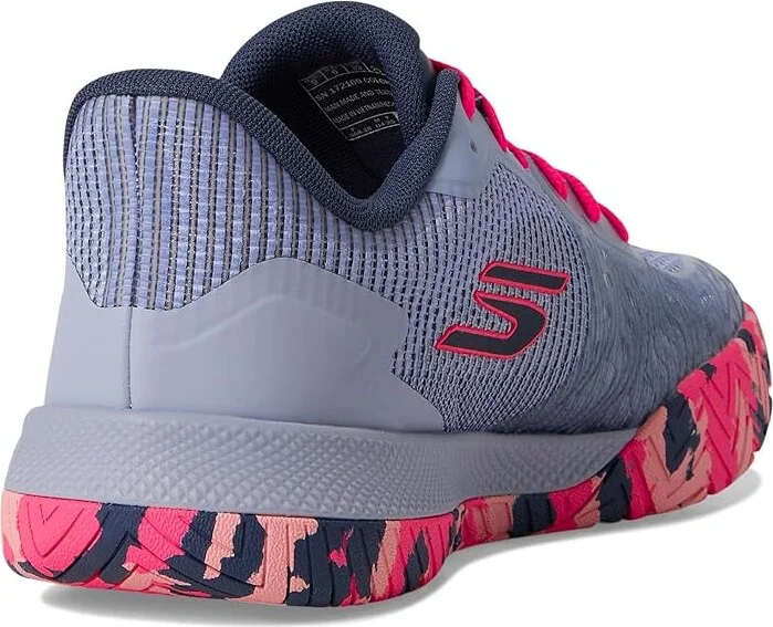 SKECHERS Pickleball Viper Court Pro 2.0 Sneaker Women's Shoes Gray/Lavender : 9.5 B - Medium, Synthetic - Image 4