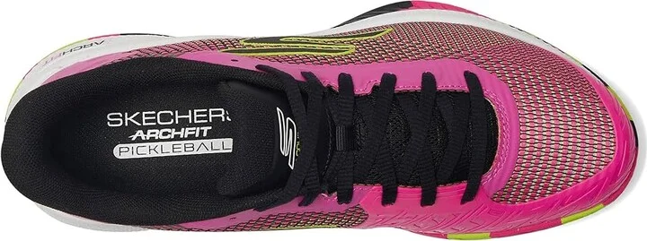 SKECHERS Pickleball Viper Court Pro 2.0 Sneaker Women's Shoes Pink/Hot Pink : 11 B - Medium, Synthetic - Image 2