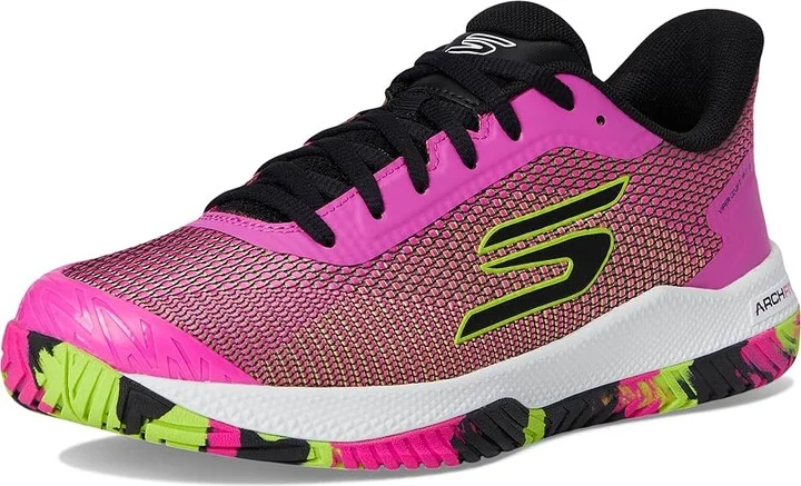 SKECHERS Pickleball Viper Court Pro 2.0 Sneaker Women's Shoes Pink/Hot Pink : 11 B - Medium, Synthetic - Image 5