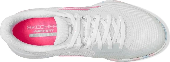 SKECHERS Pickleball Viper Court Pro 2.0 Sneaker Women's Shoes White/Multi : 7.5 B - Medium, Synthetic - Image 2