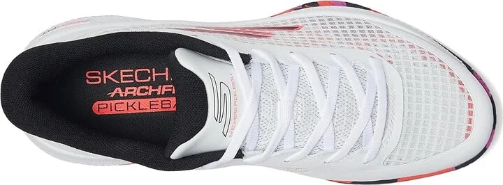 SKECHERS Pickleball Viper Court Pro Sneaker Men's Shoes White/Pink : 8 D - Medium - Image 2