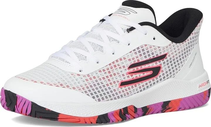SKECHERS Pickleball Viper Court Pro Sneaker Men's Shoes White/Pink : 8 D - Medium - Image 5