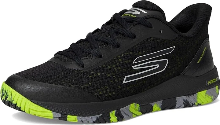 SKECHERS Pickleball Viper Court Pro Sneaker Men's Tennis Shoes Black 1 : 8.5 D - Medium, Textile - Image 5