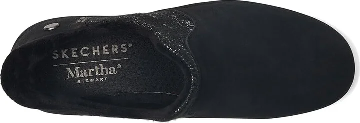 SKECHERS Pier-Lite - Lovely Autumn Martha Stewart- Hands Free Slip-Ins Women's Boots Black/Black : 5 B - Medium, Rubber - Image 2