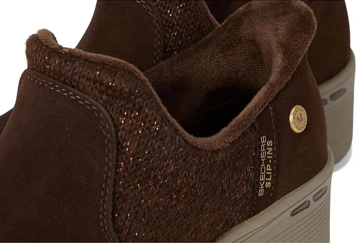 SKECHERS Pier-Lite - Lovely Autumn Martha Stewart- Hands Free Slip-Ins Women's Boots Chocolate : 5 B - Medium, Rubber - Image 7