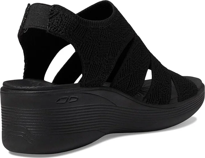 SKECHERS Pier-Lite - Memory Maker Women's Shoes Black/Black : 9 B - Medium, Synthetic - Image 4