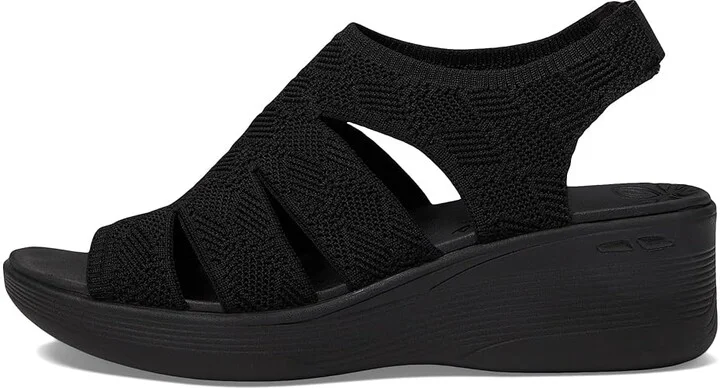 SKECHERS Pier-Lite - Memory Maker Women's Shoes Black/Black : 9 B - Medium, Synthetic - Image 5